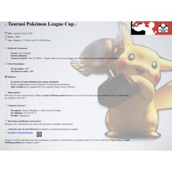 Tournoi Pokémon League Cup...