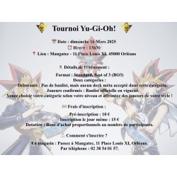 16 Mars - Tournoi Yu-Gi-Oh!...